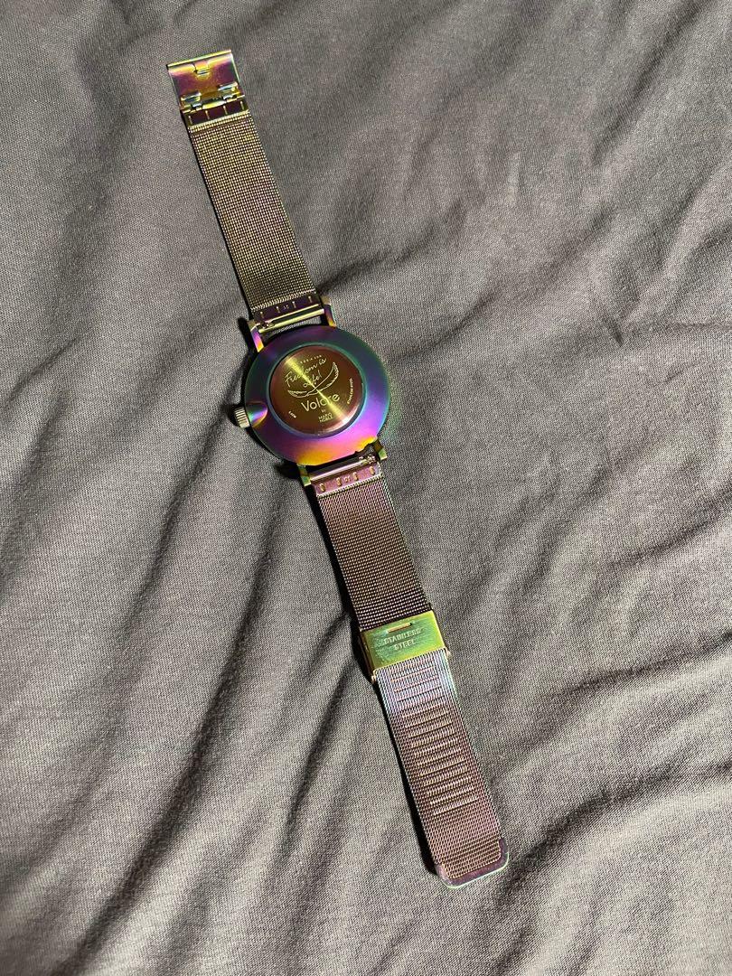 Klasse14 VOLARE RAINBOW MESH 42MM 鋼製錶帶手錶男女裝新淨返工襯衫