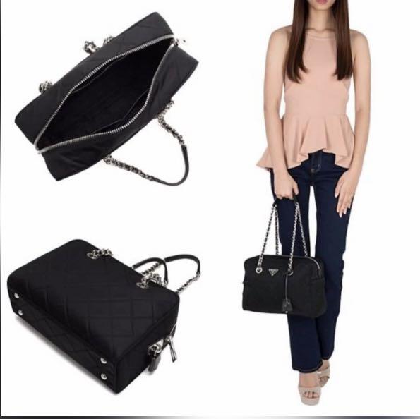 Like New Prada 1BB903 Quilted Impuntu Tessuto Nylon, Women's Fashion, Bags  & Wallets, Shoulder Bags on Carousell
