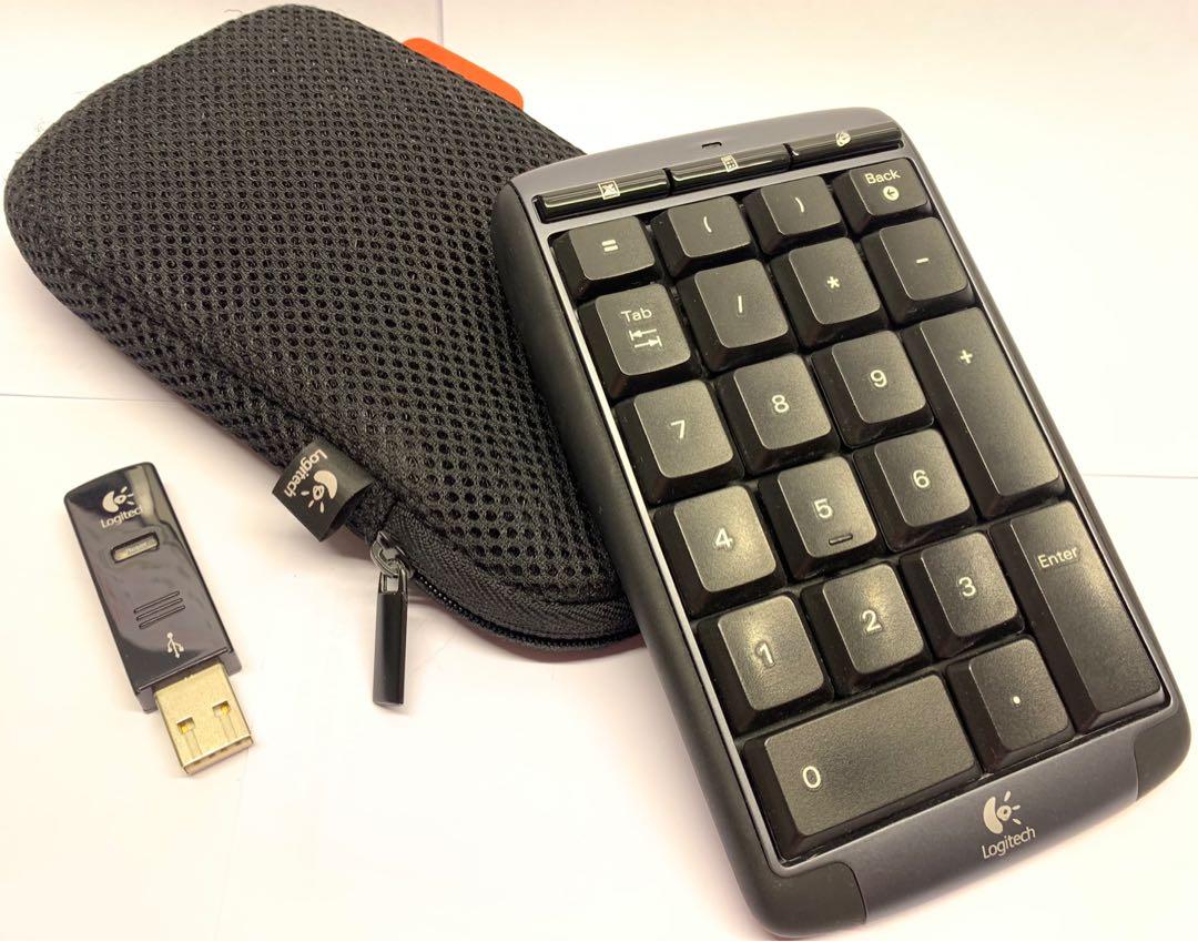 Logitech USB wireless numeric keypad 數字鍵盤, 電腦＆科技, 電腦周邊及配件,