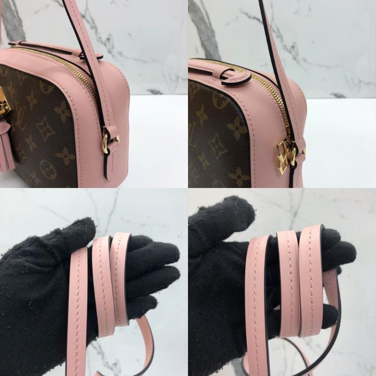 (Discounted) LOUIS VUITTON M44442 MONOGRAM SAINTONGE ROSE POUDRE PINK  SHOULDER BAG 217018527