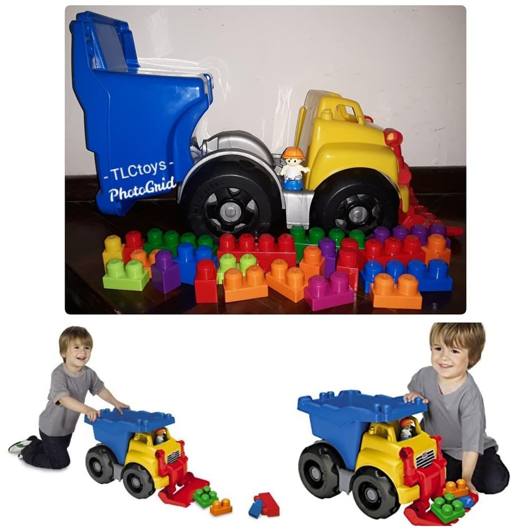 Mega bloks dump truck with scoop cheap
