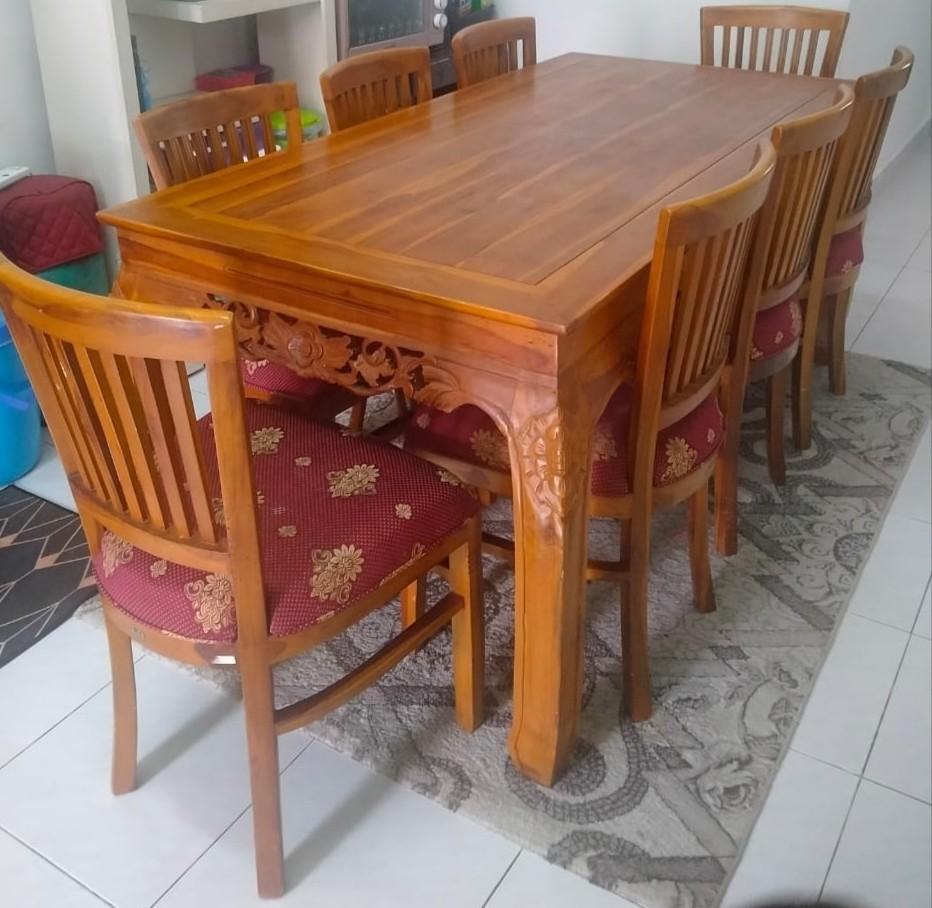 Meja Makan Home Furniture Furniture On Carousell