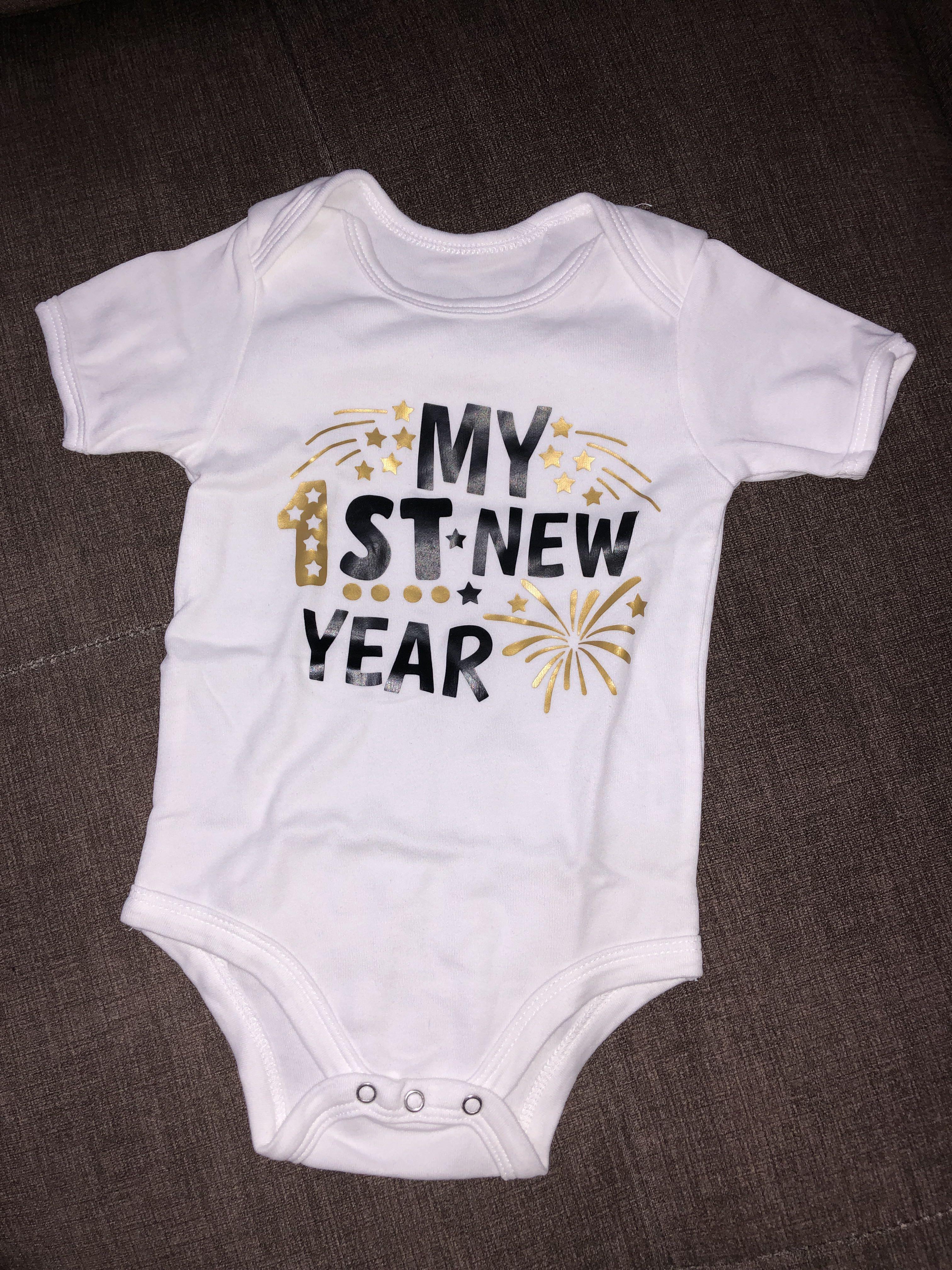 First new year onesie top