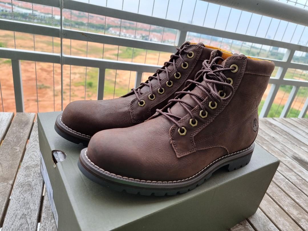 Timberland larchmont 6 discount inch boots gaucho saddleback
