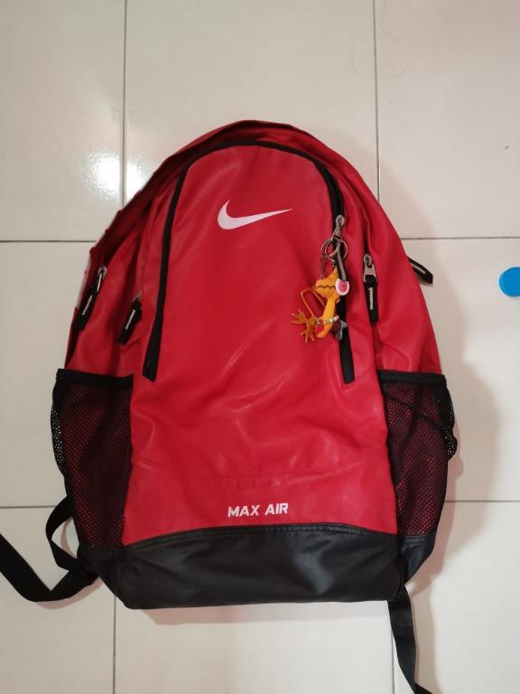Nike max air bag red sales