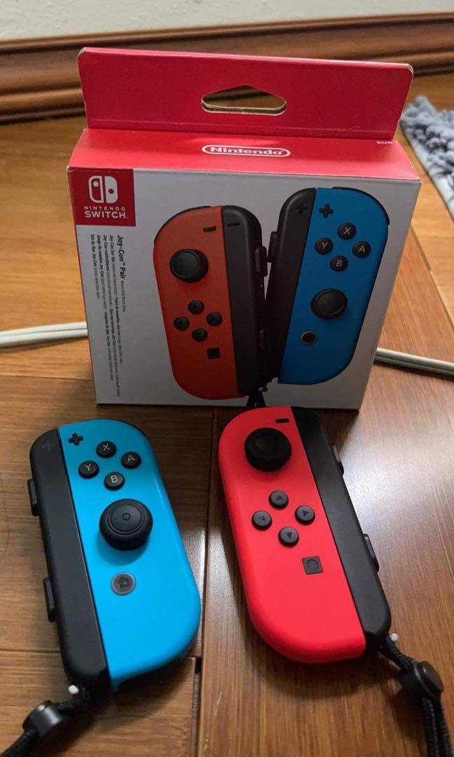 Nintendo Switch Joycon L R Red Blue Video Gaming Video Game Consoles Nintendo On Carousell