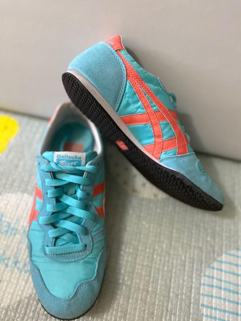 Onitsuka Tiger Tiffany Blue Orange EU39 女裝, 鞋, 波 - Main Image