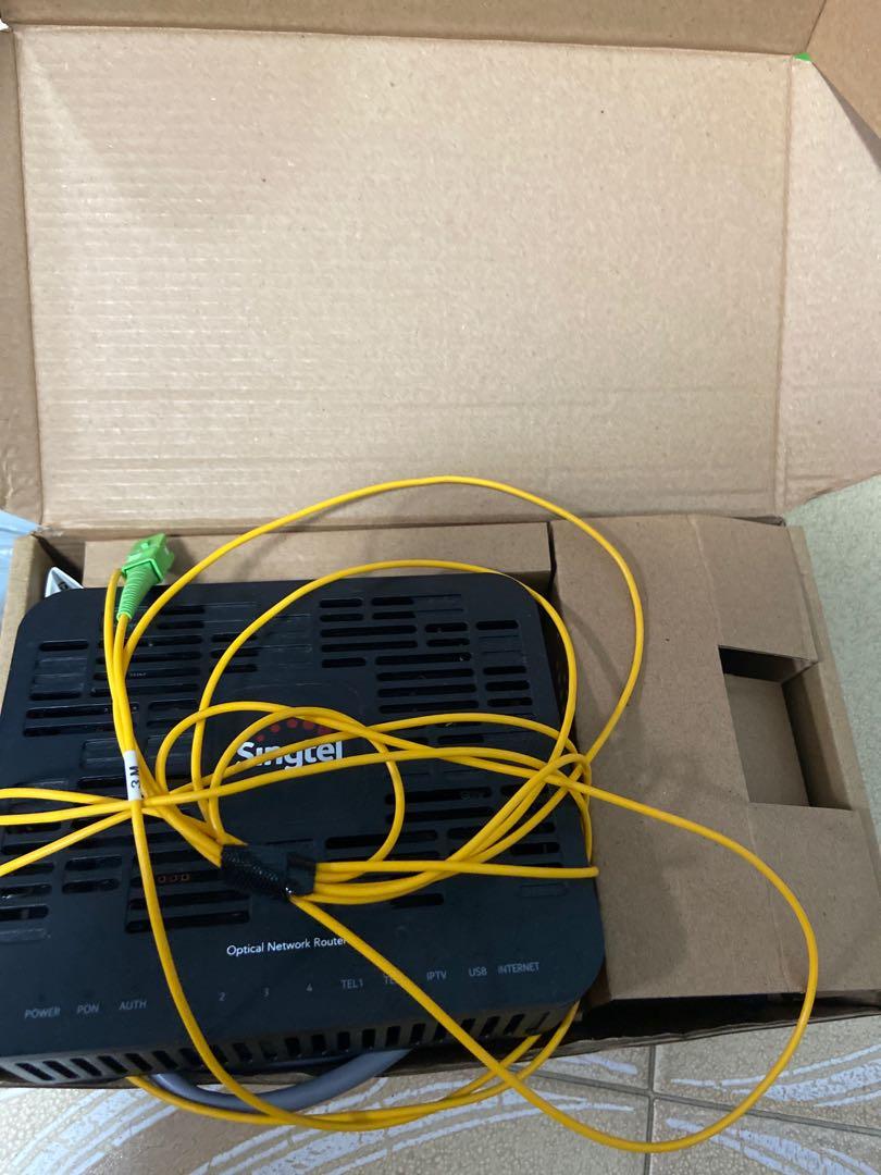Singtel Optical Network Router, TV & Home Appliances, Electrical ...