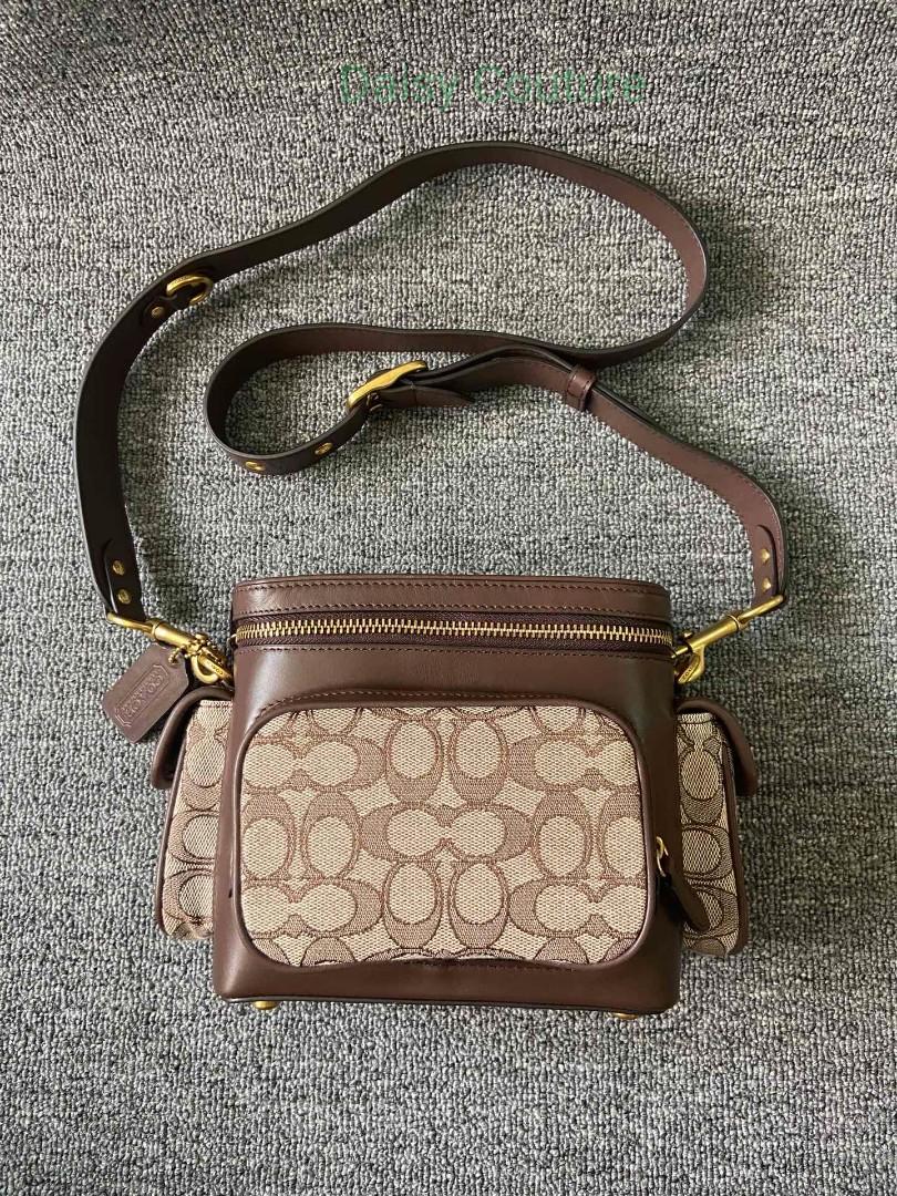 Original coach unisex camera bag handbag utility crossbody 3906
