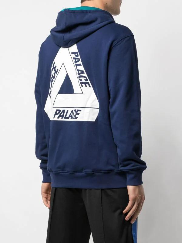 Palace Reverso Hoodie Navy Teal AUTHENTIC Men s Fashion Coats Jackets and Outerwear on Carousell