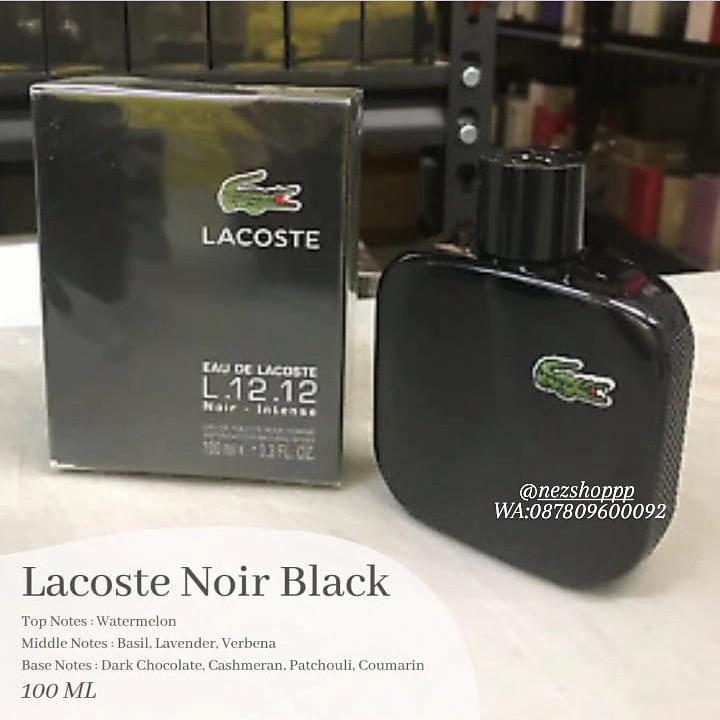 Parfum Pria Lacoste Black Noir ORI SG Kesehatan Kecantikan