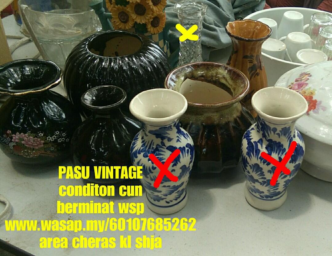 Pasu Hiasan Home Furniture Home Decor On Carousell