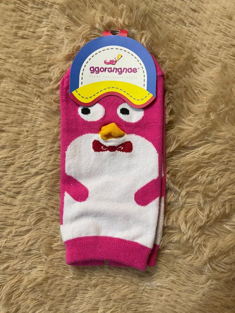 Penguin Socks (Category: Socks & Tights) located in Quezon City. Submitted by declutterbyv (Listing ID 1117334398, Image 1). Description: Penguin Socks Details: - pink penguin - with paper tag - good for kids 12 above RFS: decluttering .