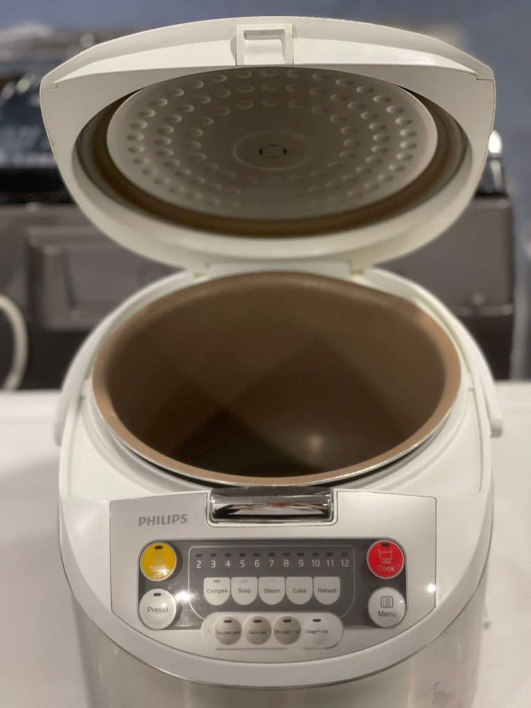 PHILIPS FUZZY LOGIC RICE COOKER (1.8L), TV & Home Appliances, Kitchen