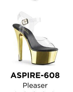 yellow pleaser heels