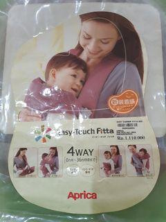 Preloved gendongan aprica easy touch fitta 4 way NEW baby carrier FITTA RED