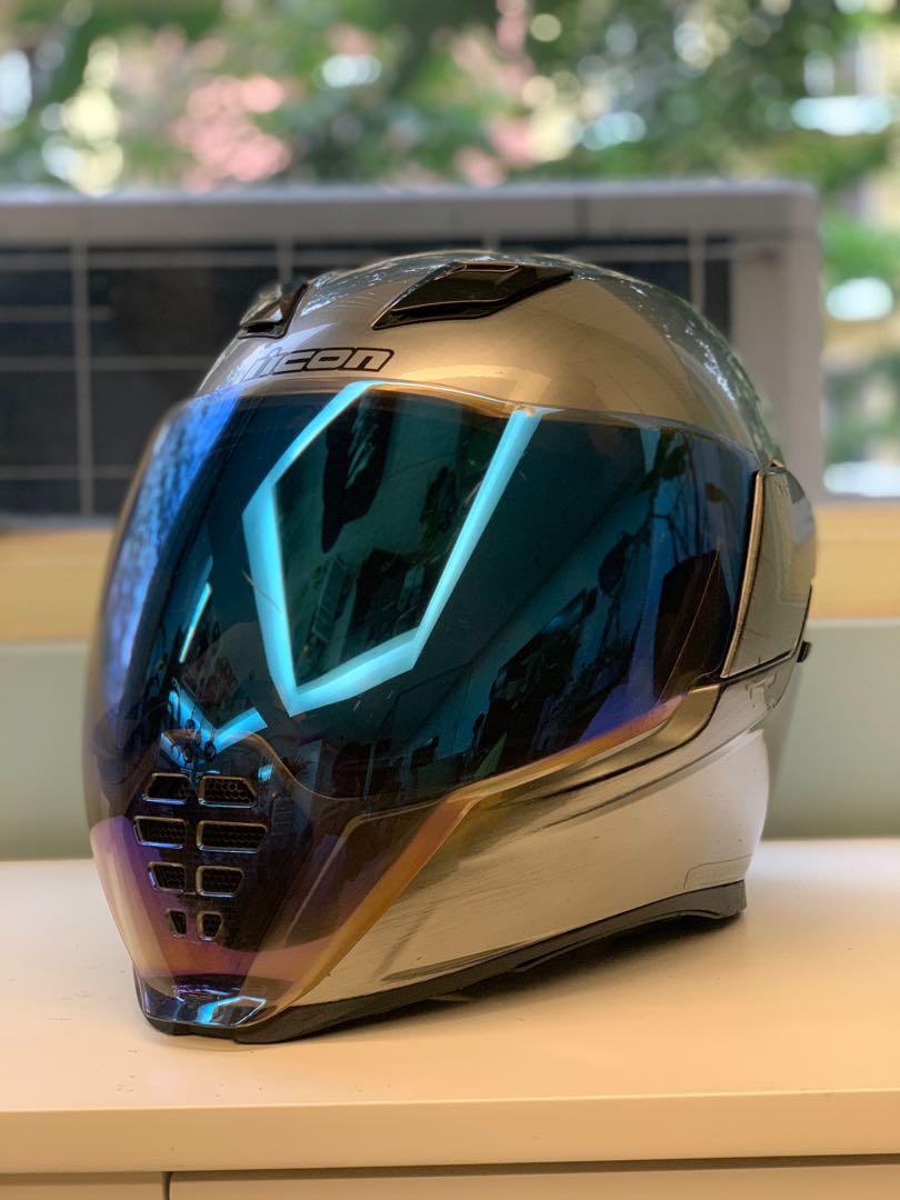 Pre loved Icon Airflite Helmet Motorbikes Motorbike Parts