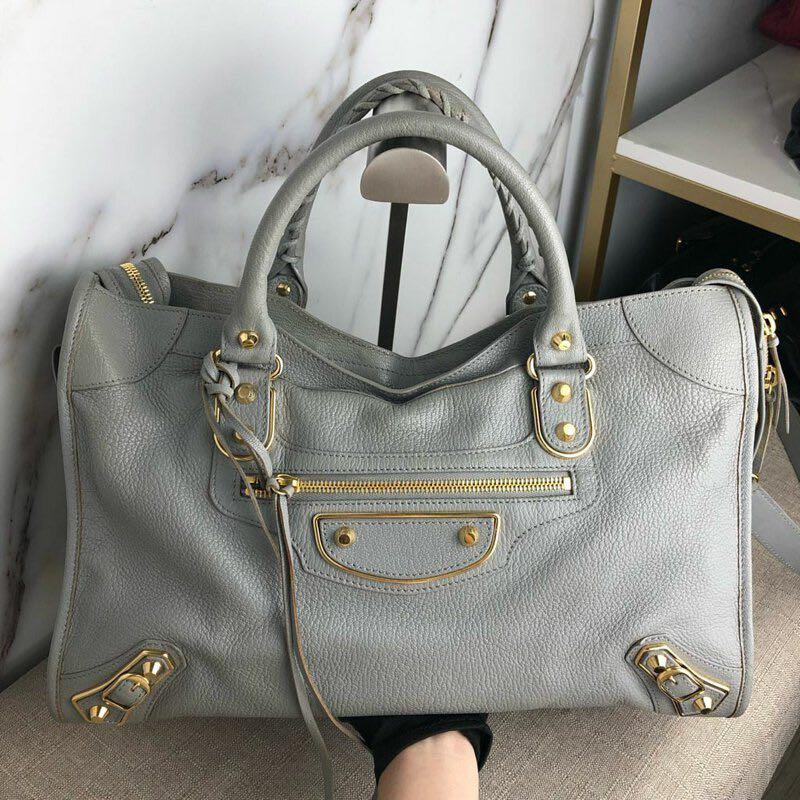 Thestarluxuries  Ready  New collections  Balenciaga classic mini city  shw  with logo strap  Size  24cm Color  brown caramel shw 14jt   Facebook