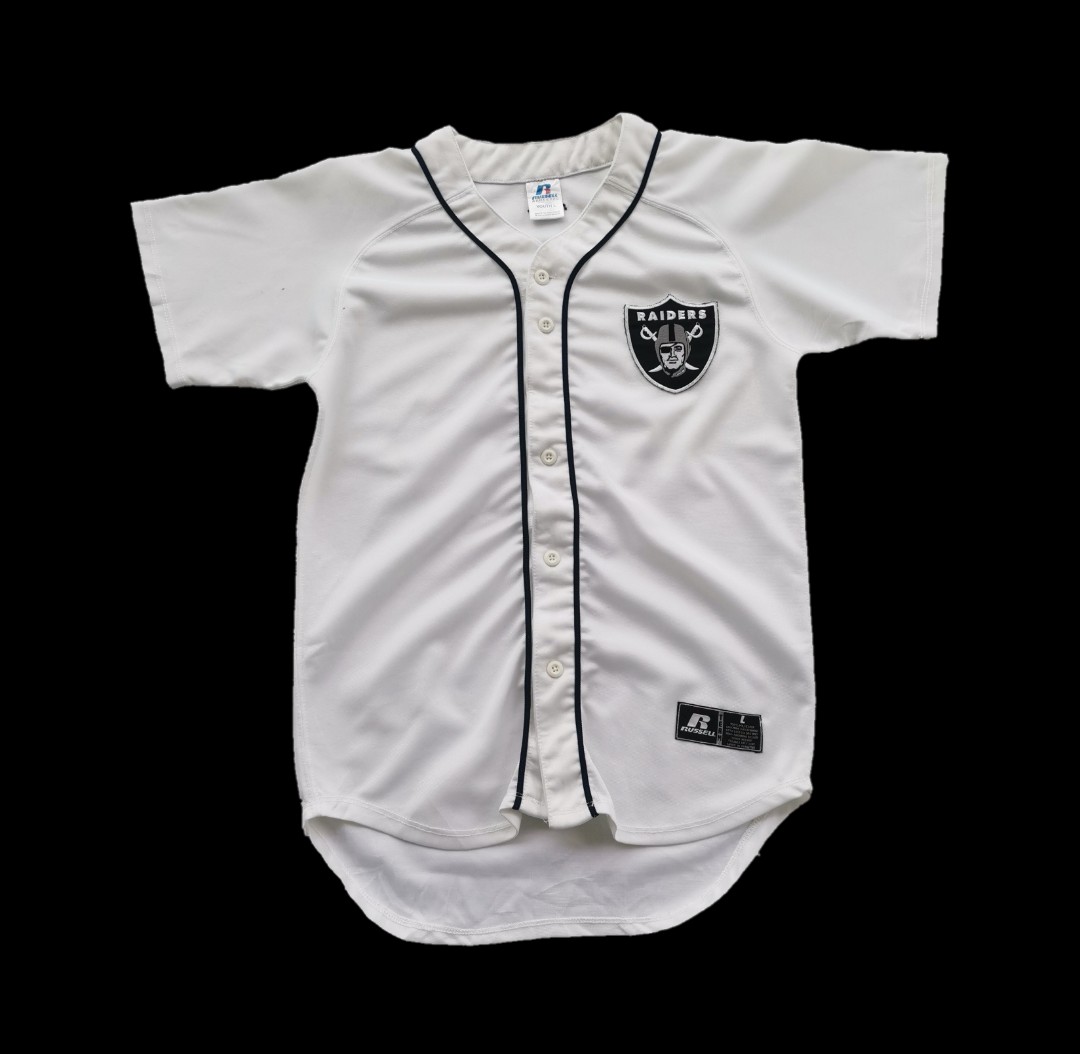 Oakland raiders baseball shirt sales