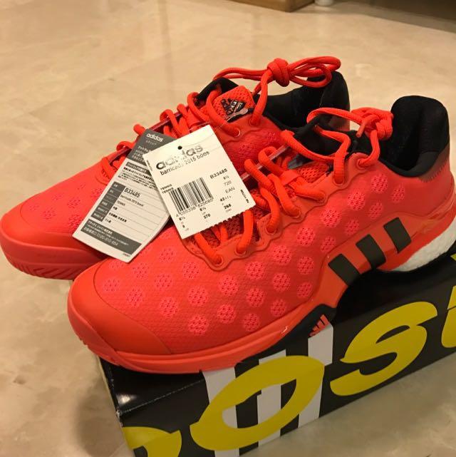 Reduced sale adidas Barricade Boost tennis shoe 2015 Size 8, Sports Equipment, Sports & Ball Sports on Carousell