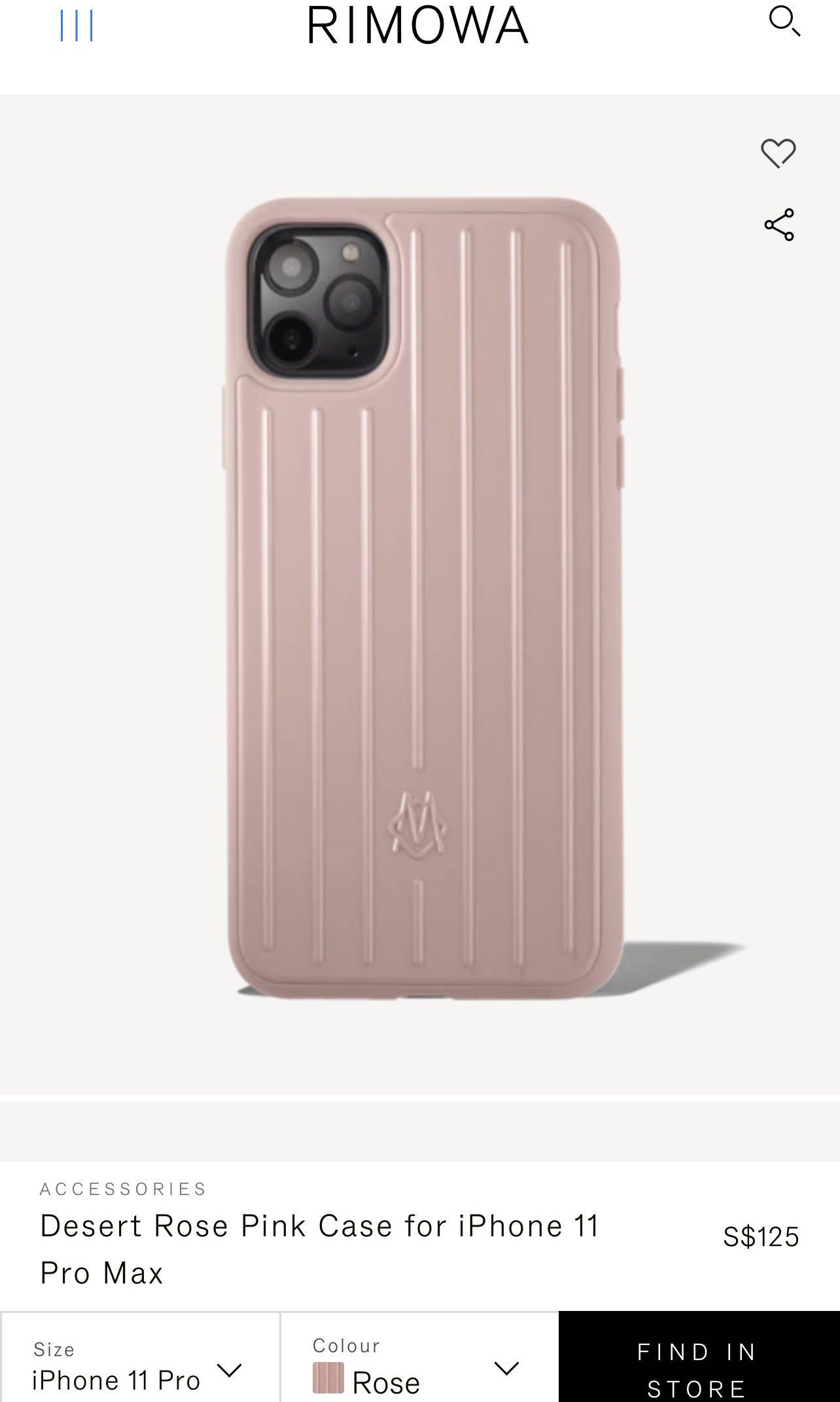 Rimowa Iphone 12 Pro Max Desert Rose Pink Case