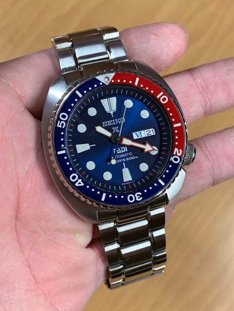 Seiko Pepsi Turtle PADI Prospex Automatic Diver SRPA21K1 SRPA21 Watch,  Men's Fashion, Watches & Accessories, Watches on Carousell