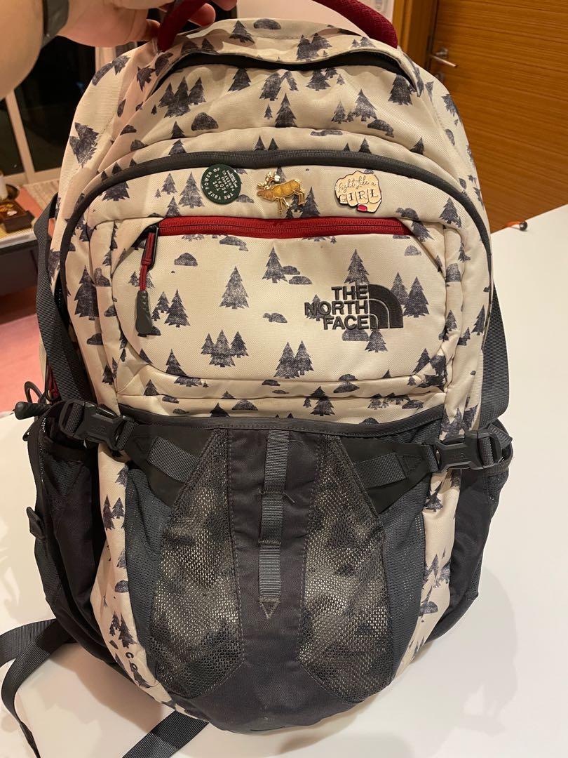 Sell by 22 Oct North Face Recon Backpack Vintage White Sasquatch