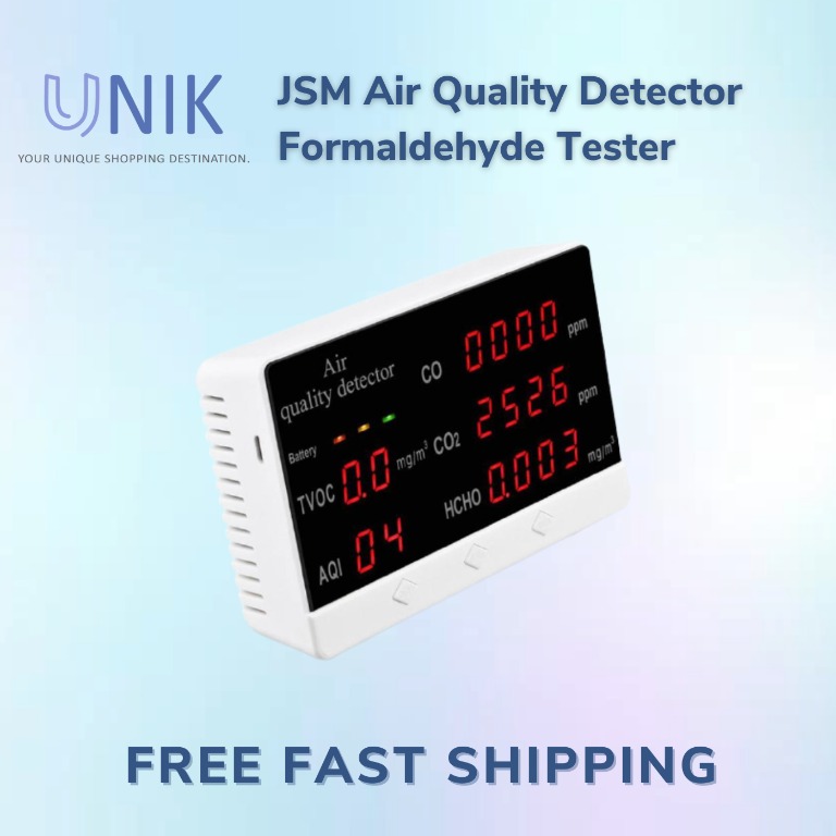 (SG READY STOCK + FREE DELIVERY) JSM131 Air Quality Detector Accurate Formaldehyde Tester