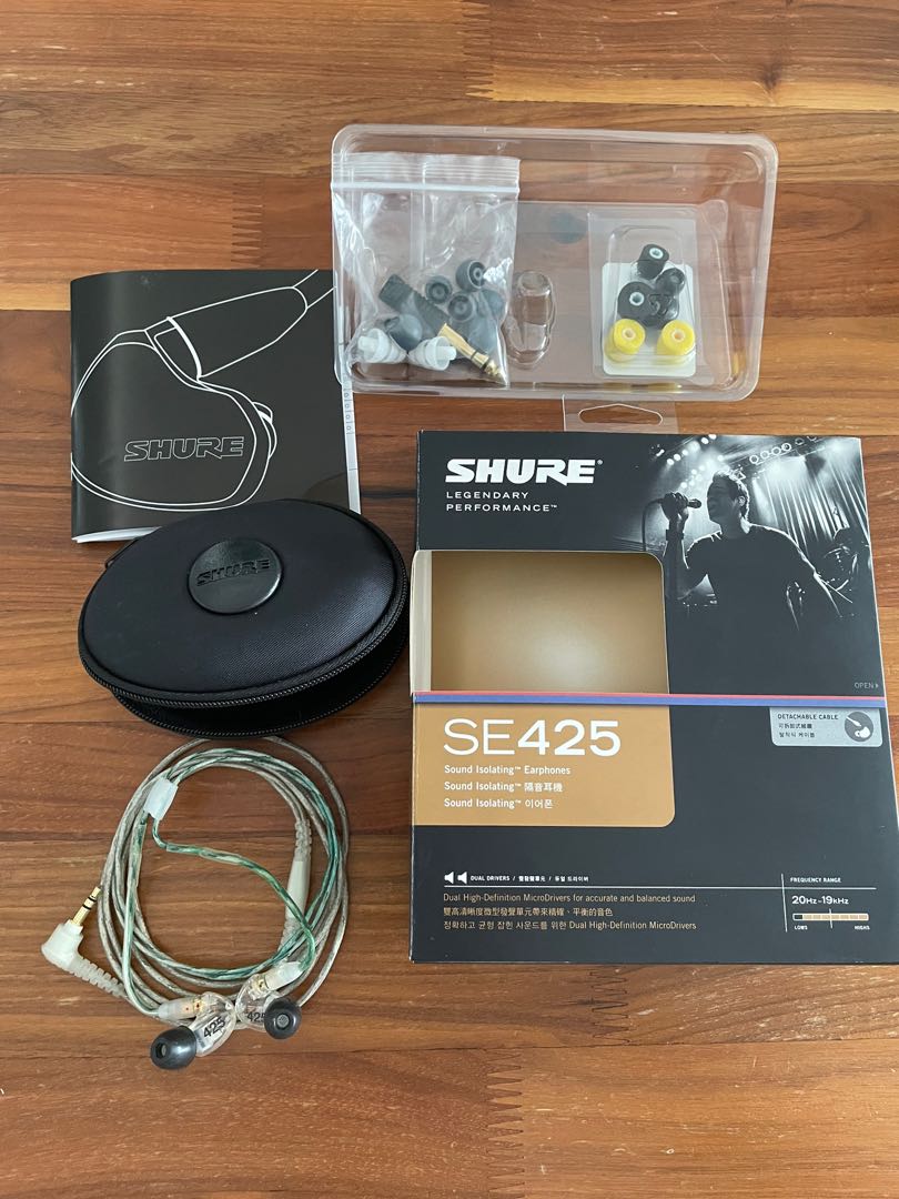 shure se425 balanced cable