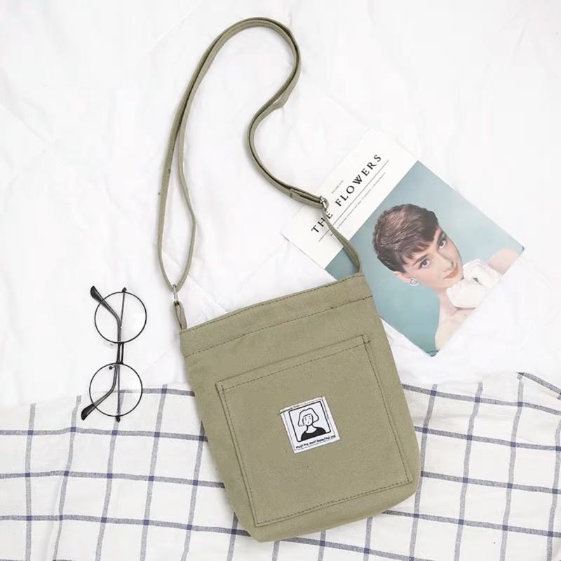 Small Canvas Sling Bag Women s Fashion Bags Wallets Cross