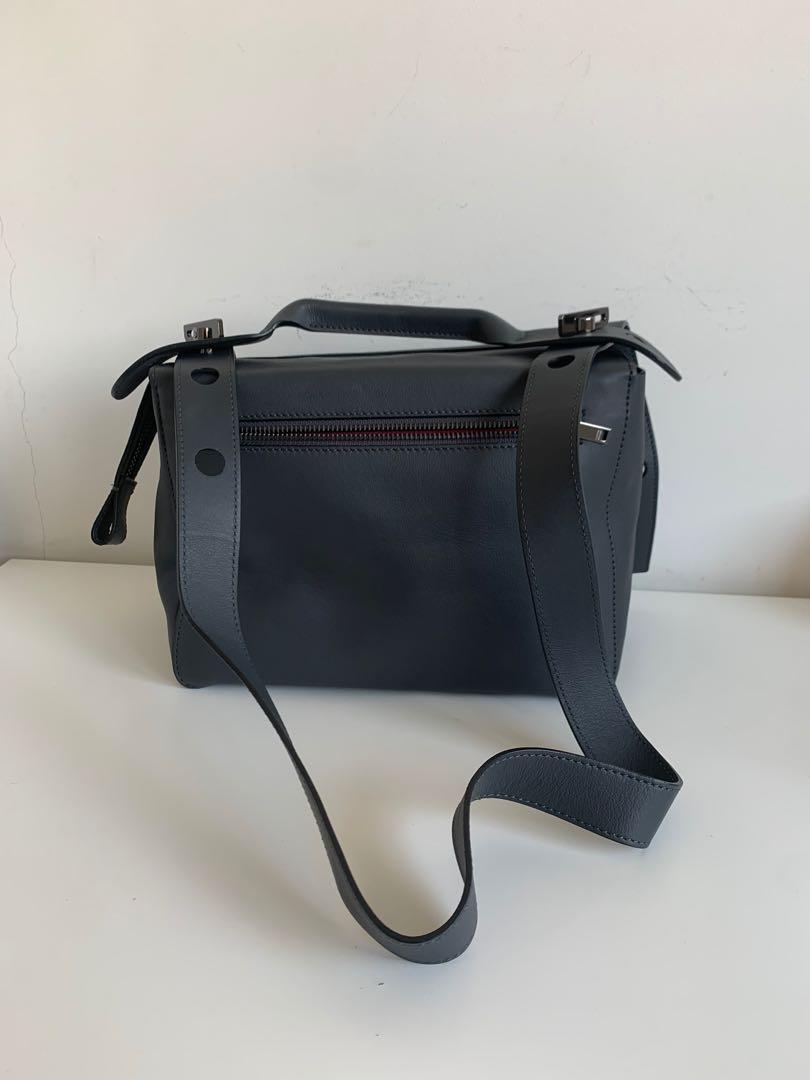 Sophie Hulme Bolt Bag in Grey