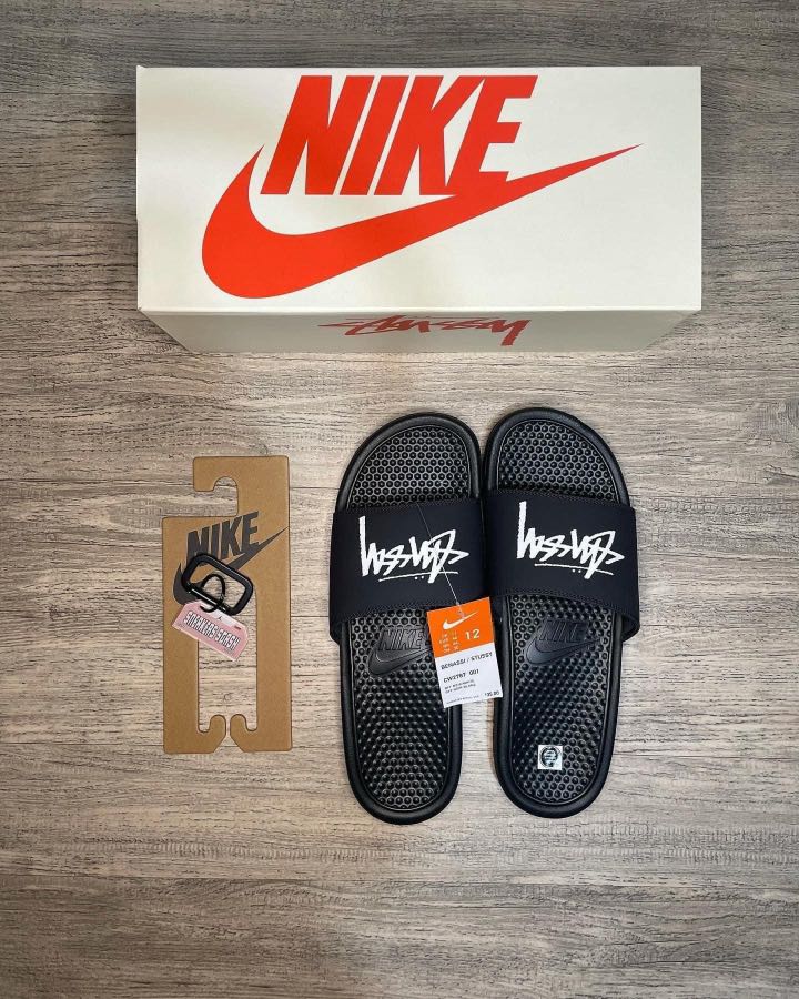 nike benassi noir