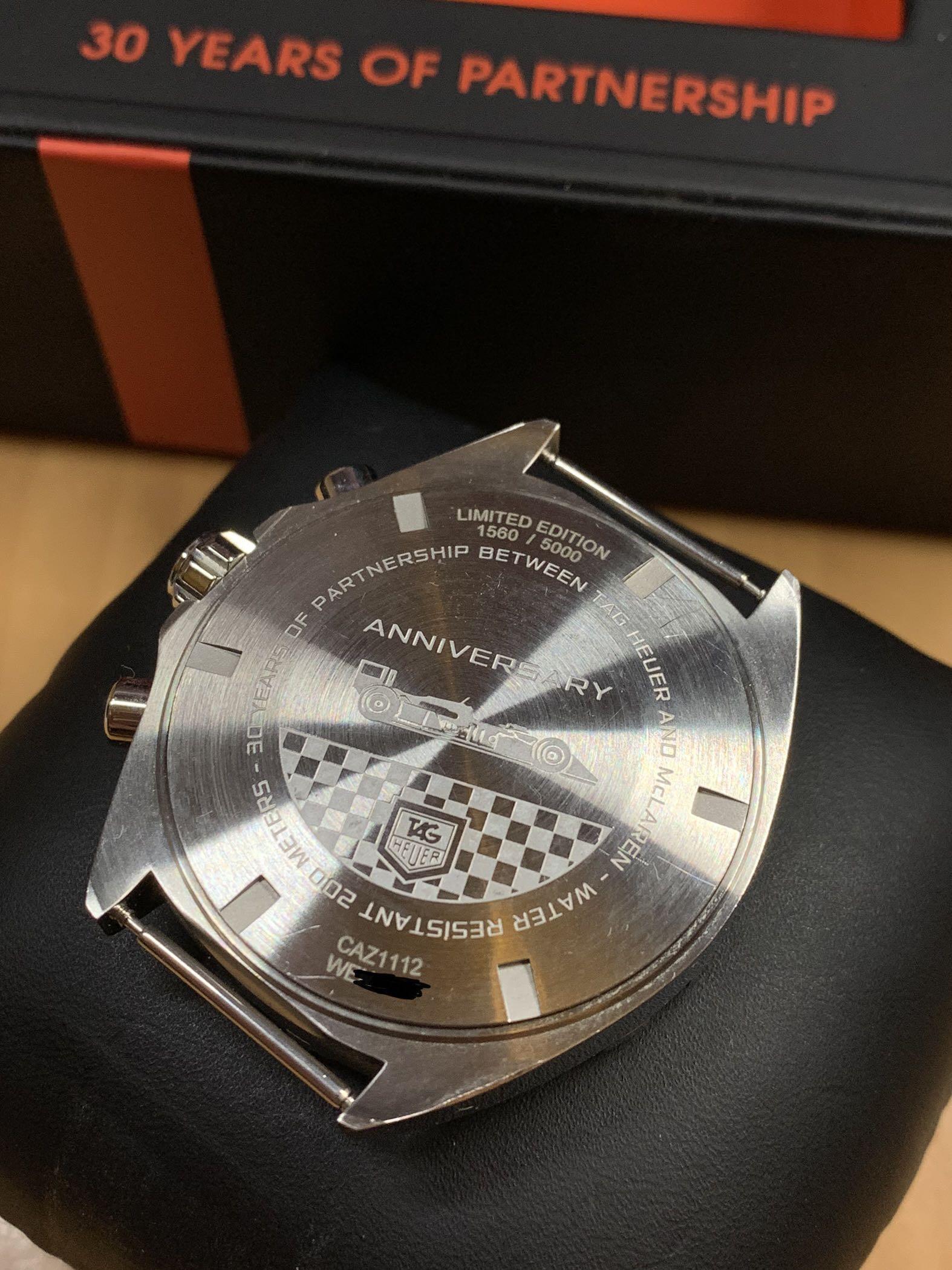 Tag Heuer Formula 1 McLaren Limited Edition Chronograph Watch