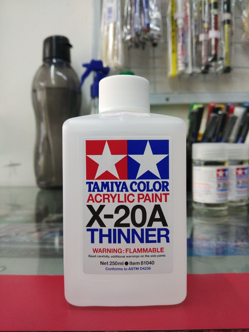 Tamiya X-20A Thinner (250ml), Hobbies & Toys, Stationery & Craft, Craft ...