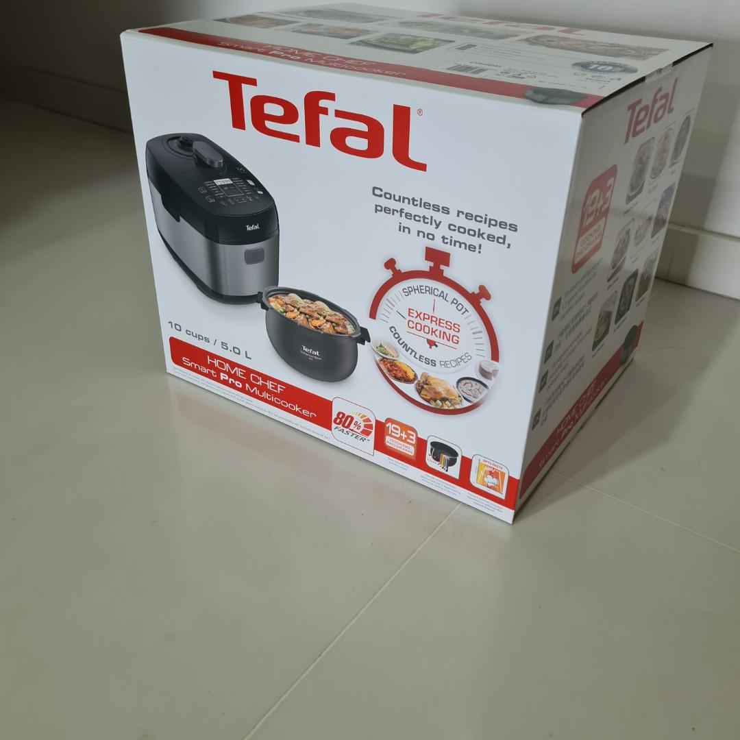 Tefal Pressure Cooker CY625D Home Chef 4.8L Smart Pro Multicooker /  Electrical Pressure Cooker (CY625D65)