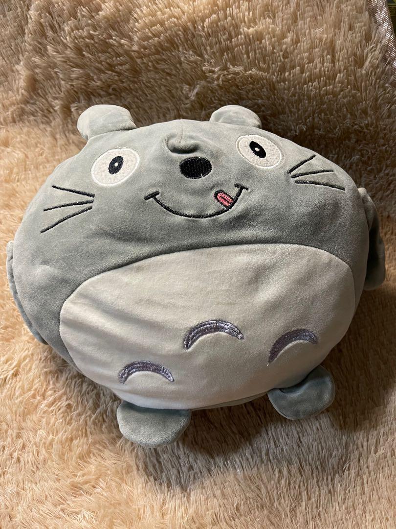 Totoro Small Pillow (Category: Bedding & Towels) located in Quezon City. Submitted by declutterbyv (Listing ID 1117332590, Image 1). Description: Totoro Small Pillow Details: - good for traveling - Totoro designed - used for traveling.