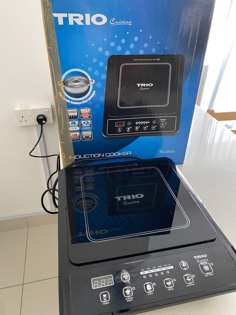 Trio induction cooker sale