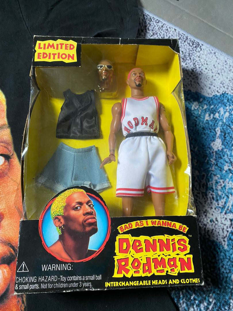Vtg Dennis rodman toys, Hobbies & Toys, Collectibles & Memorabilia, Vintage Collectibles on