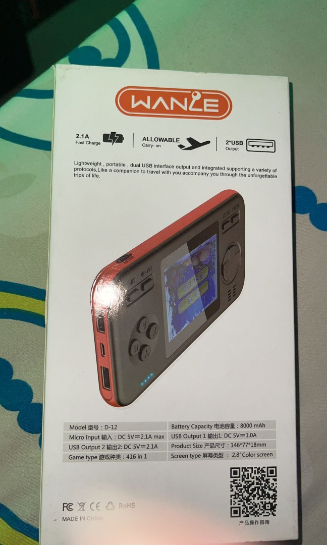 Wanle game clearance console