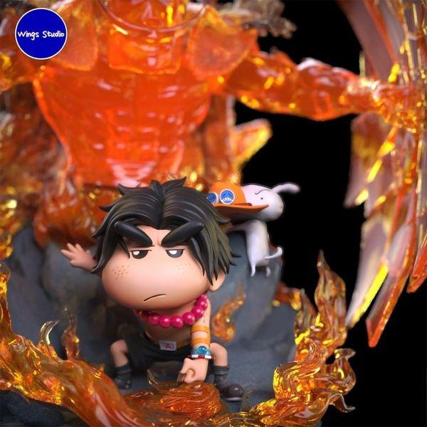 Wings Studio - Shin Chan Cos Series - Portgas D Ace, Hobbies & Toys,  Collectibles & Memorabilia, Fan Merchandise on Carousell