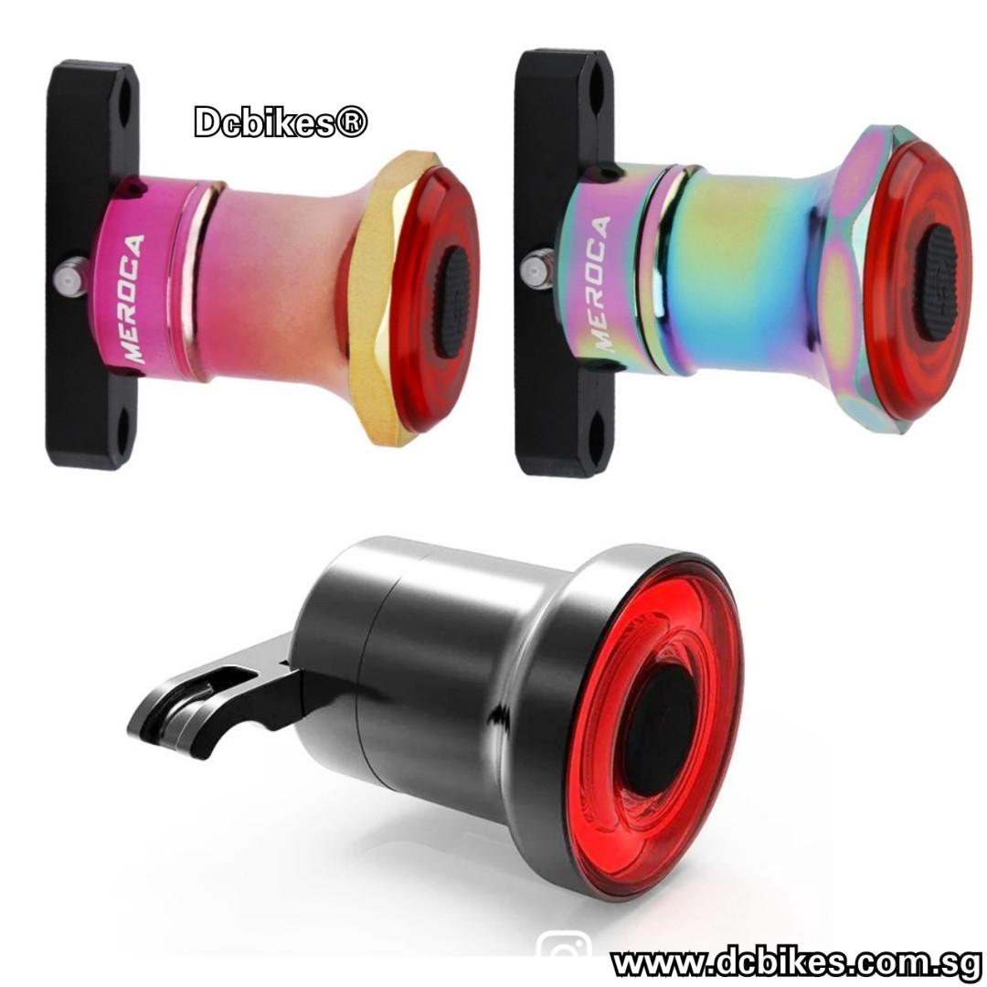 SMART Bicycle Brake Tail Light USB Rechargeable LED 100 Lumen Oil Slick Bicycle 