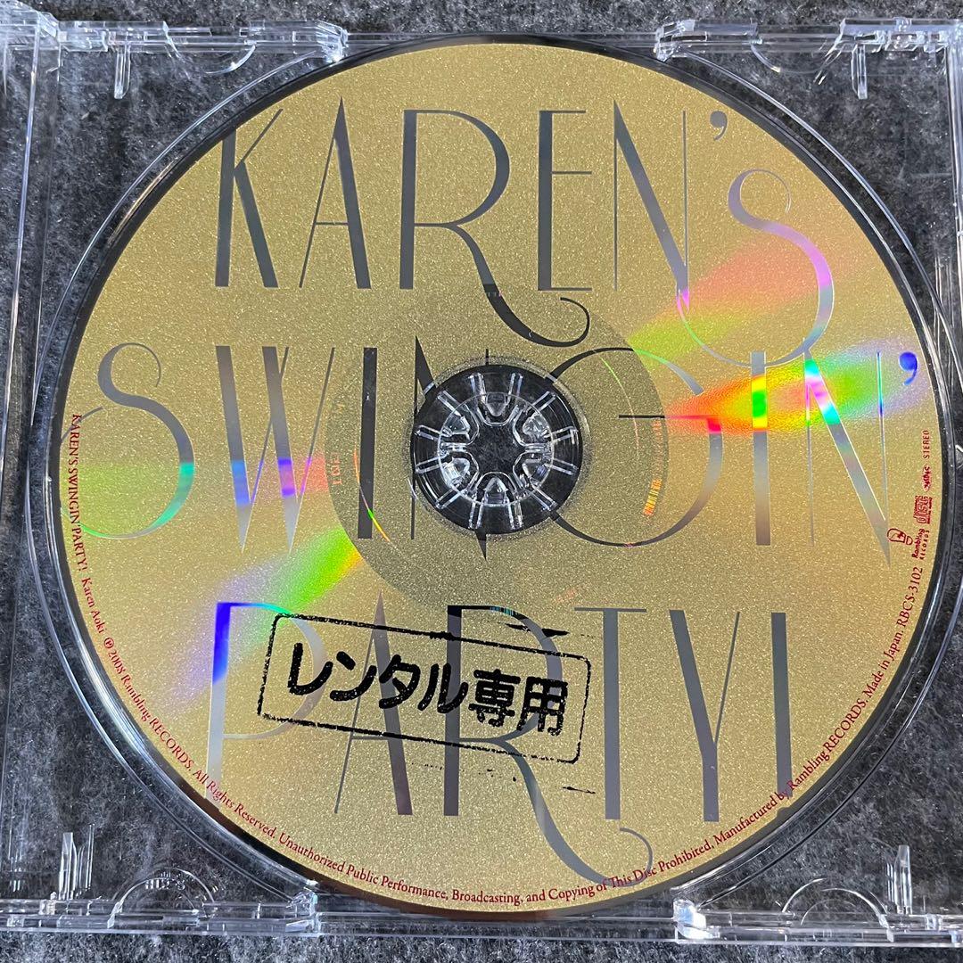 青木カレンKaren's Swingin' Party 日版Jazz CD 附側紙Karen Aoki 爵士