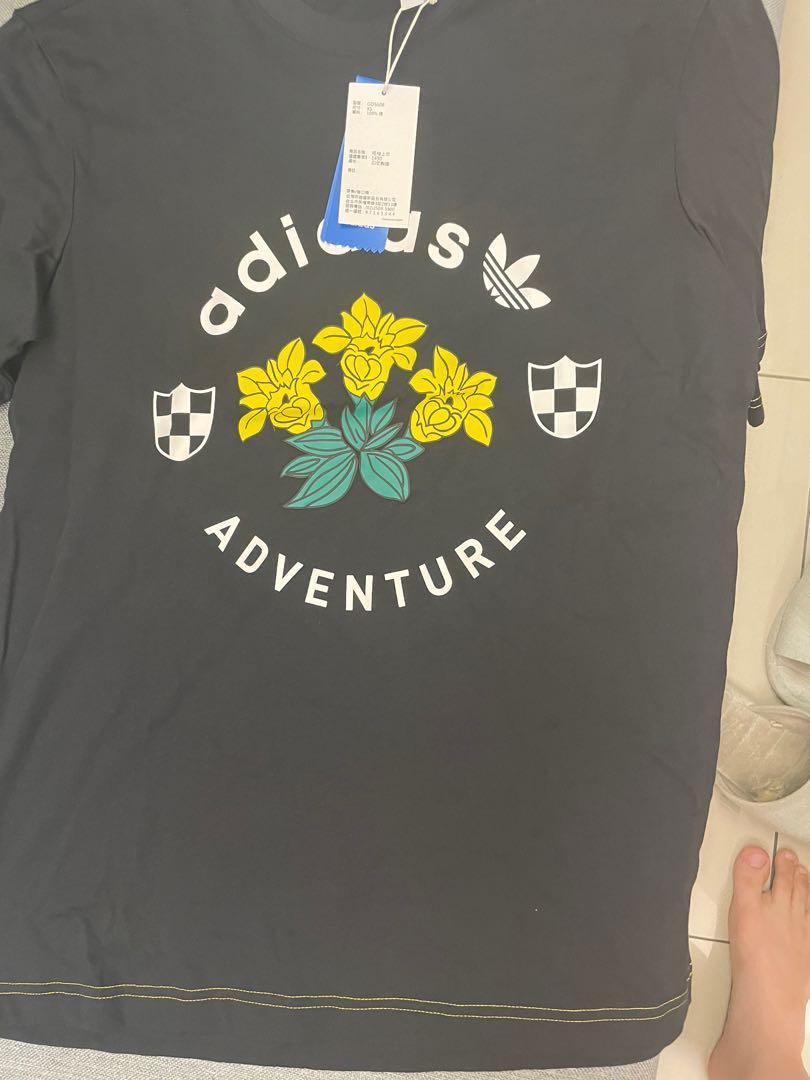 ADIDAS ORIGINALS ADVENTURE 男款黑GD5608 男女休閒款, 他的時尚, 上衣在旋轉拍賣