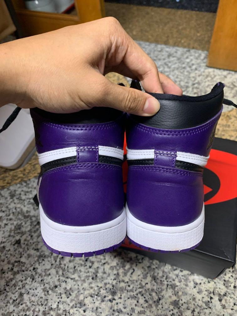 Jordan 1 court purple fake hotsell