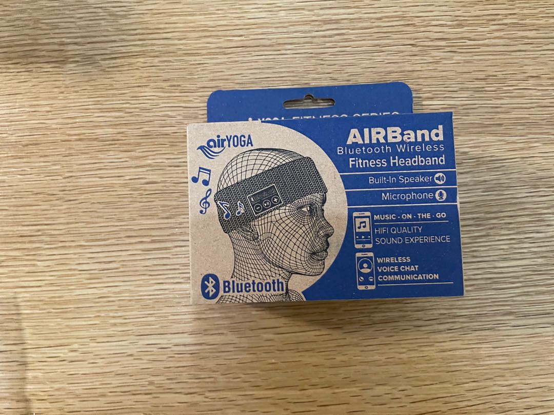 Airyoga Airband Bluetooth Wireless Fitness Headband | Air Yoga ...