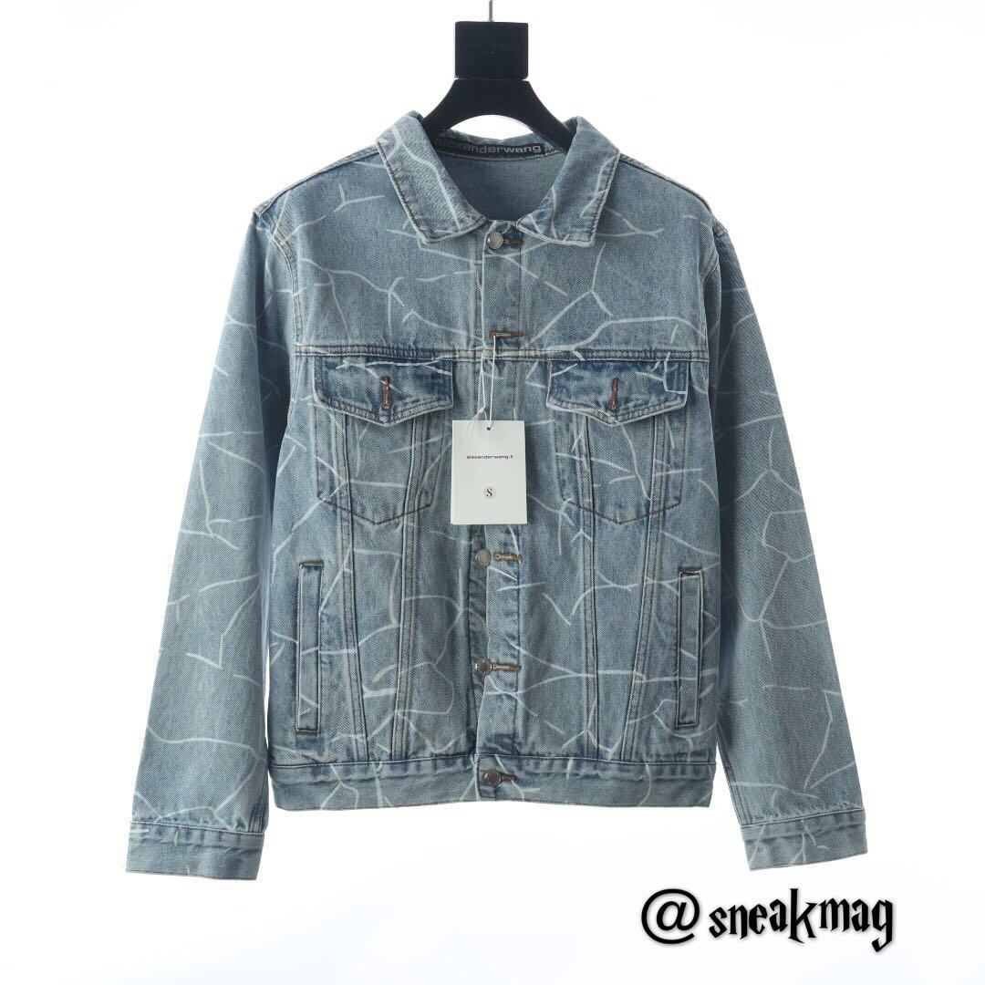 Alexander Wang Denim Jacket Men s Fashion Tops Sets Hoodies