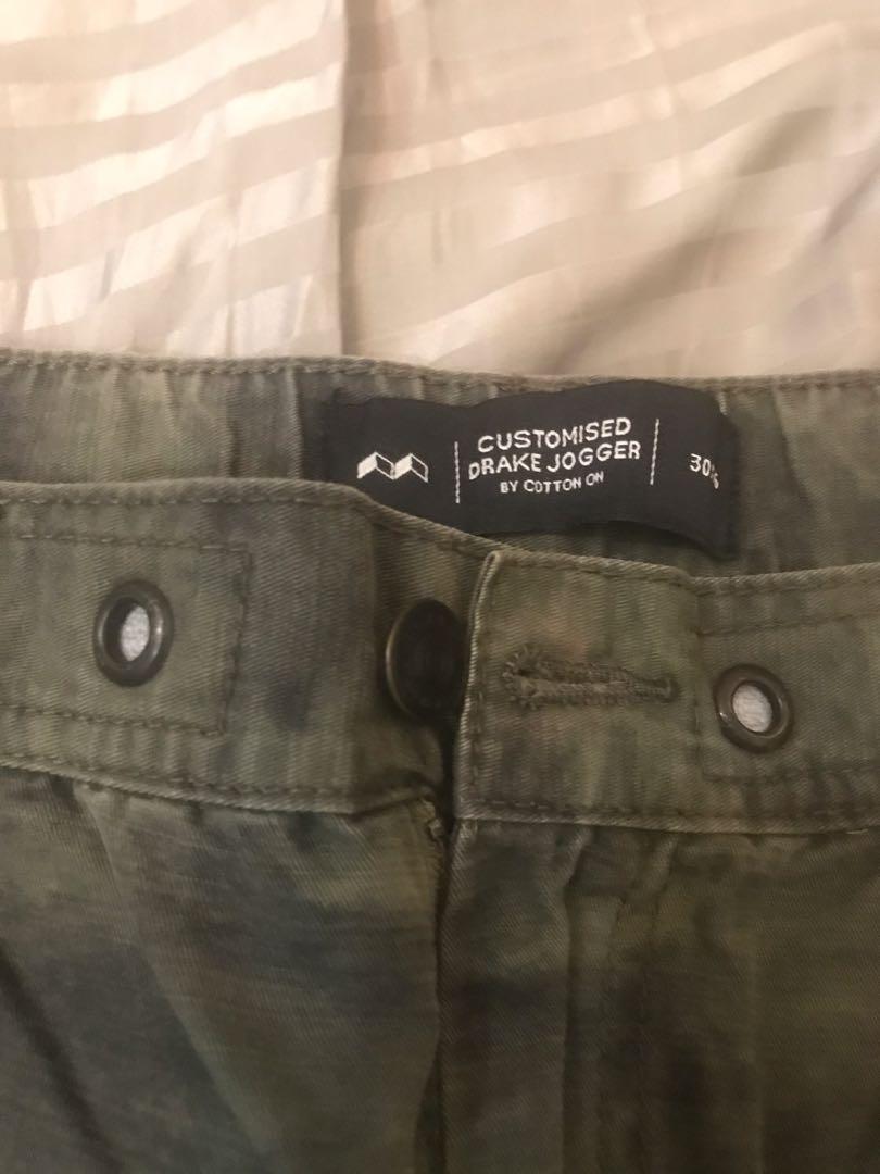 Army Jogger Pants, Men's Fashion, Bottoms, Joggers on Carousell