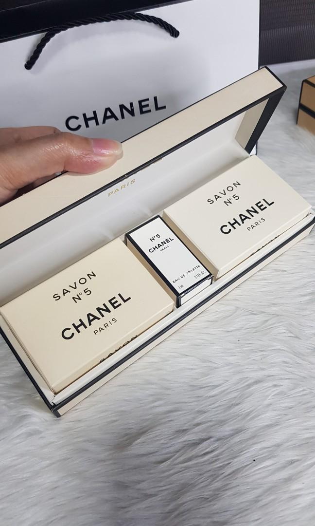 Authentic Chanel Soap & Perfume set 2, Luxury, Accessories on Carousell