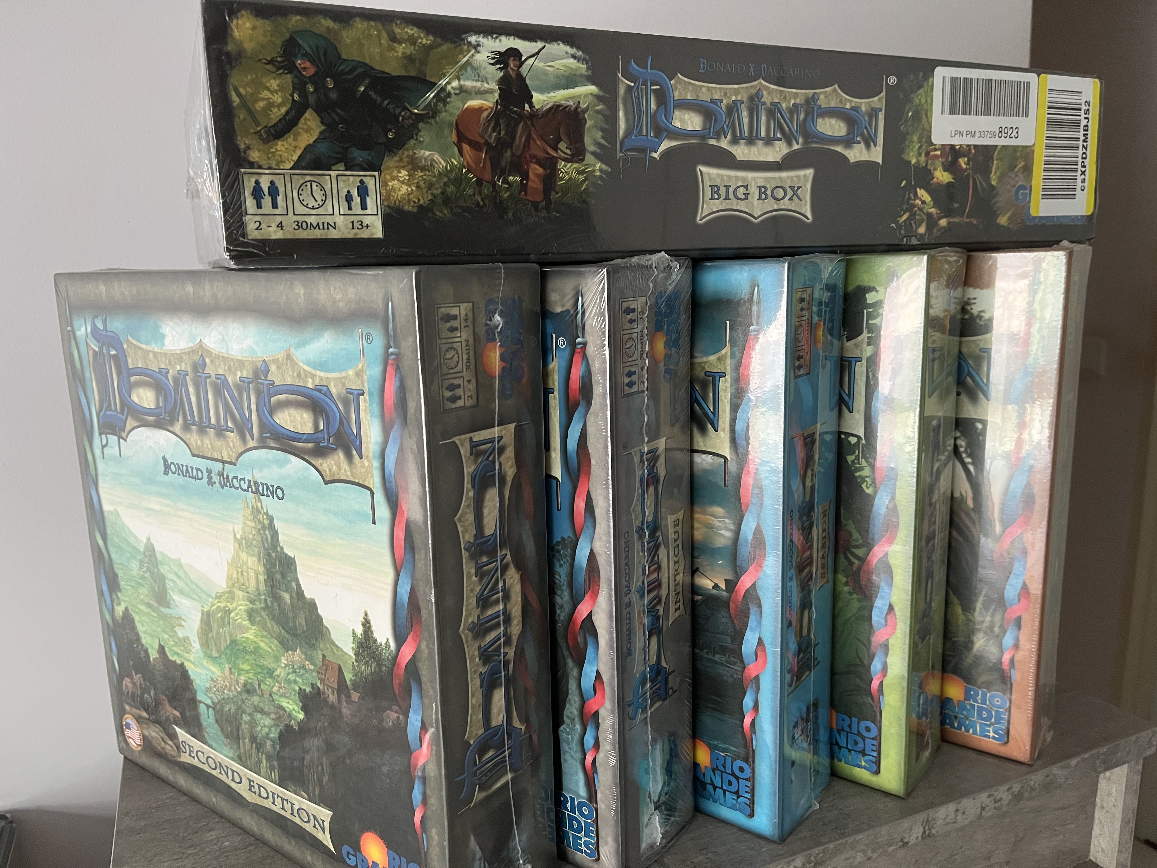 authentic) Dominion: Big Box, Seaside, Prosperity, Hinterlands, Dark Ages,  Adventures, Empires, Menagerie, Allies expansion board games, Hobbies &  Toys, Toys & Games on Carousell