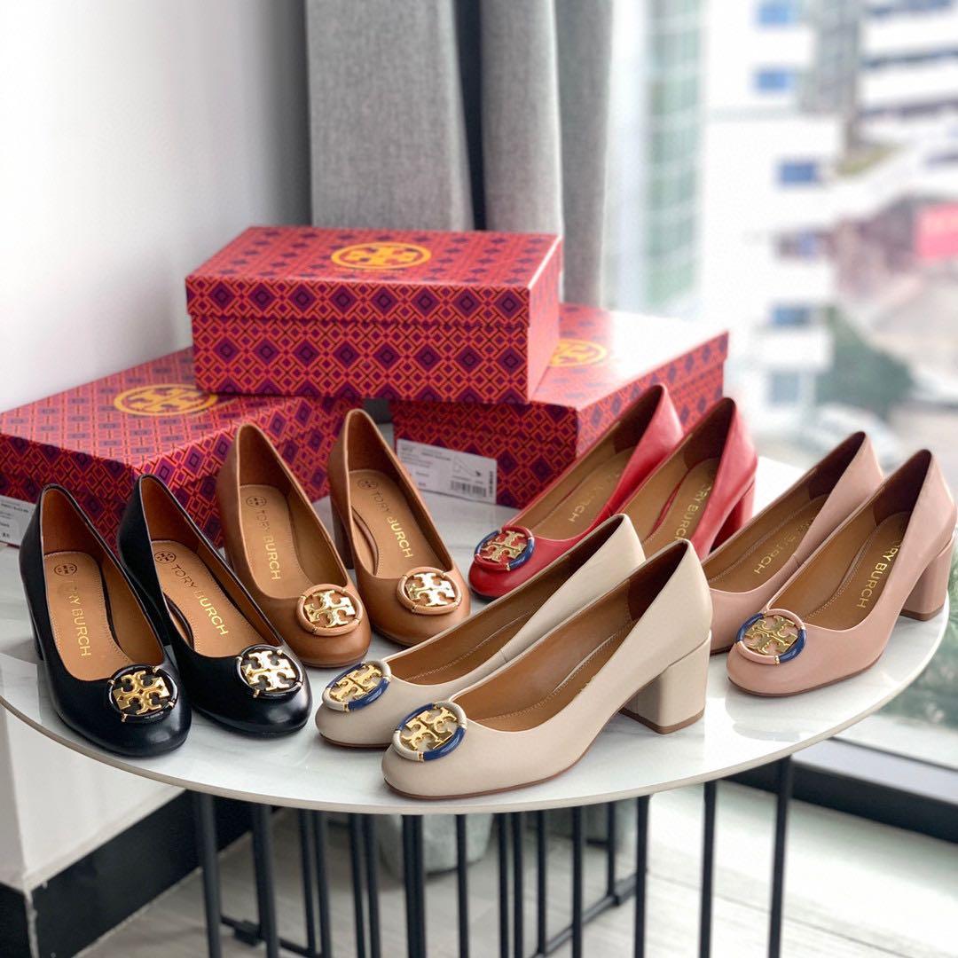 Authentic Tory Burch heel pump shoes, Women's Fashion, Footwear, Flats on  Carousell